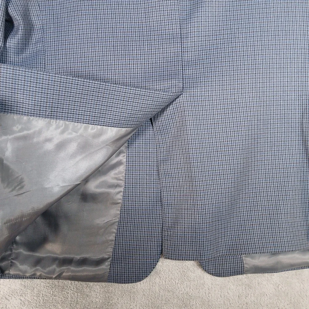 Lauren Ralph Lauren Blazer Mens 40R Blue Check Sport Coat Formal